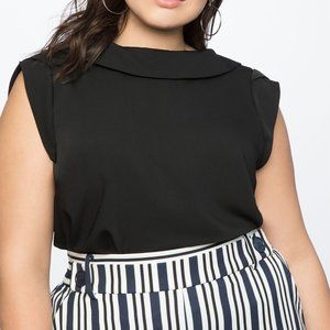 Eloquii Cowl Neck Blouse